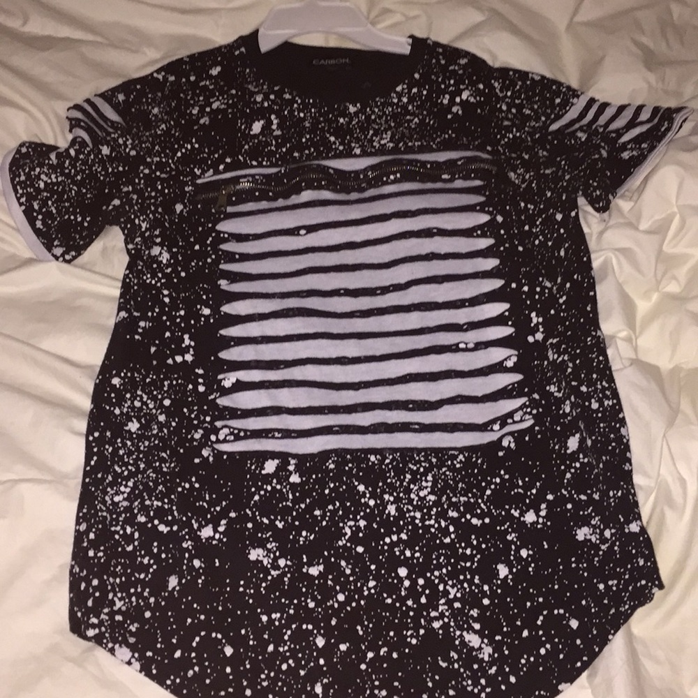 Carbon ripppled t-shirt
